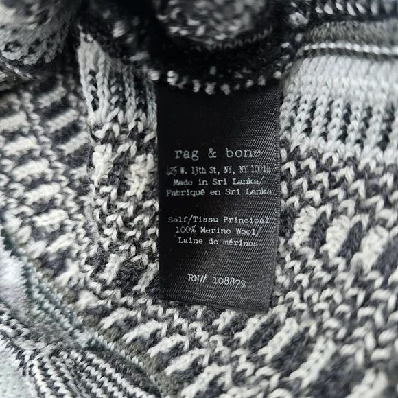 rag & bone and Coogi Merino Wool Crewneck Sweater - Picture 7 of 9